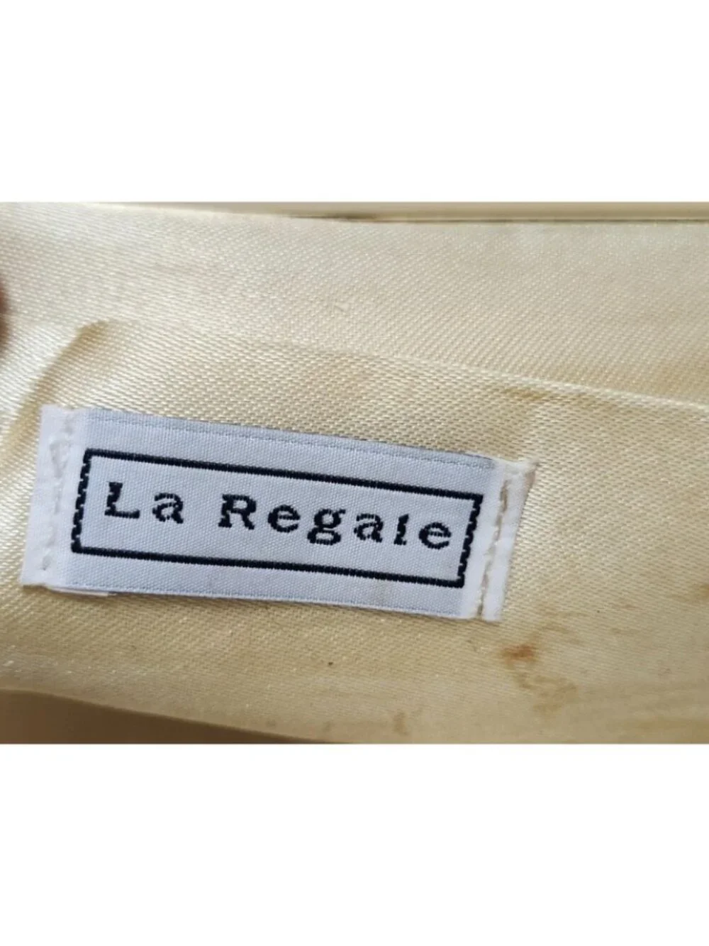 Vintage La Regale Gold Metal Mesh Evening Bag Chain Shoulder Clutch Purse